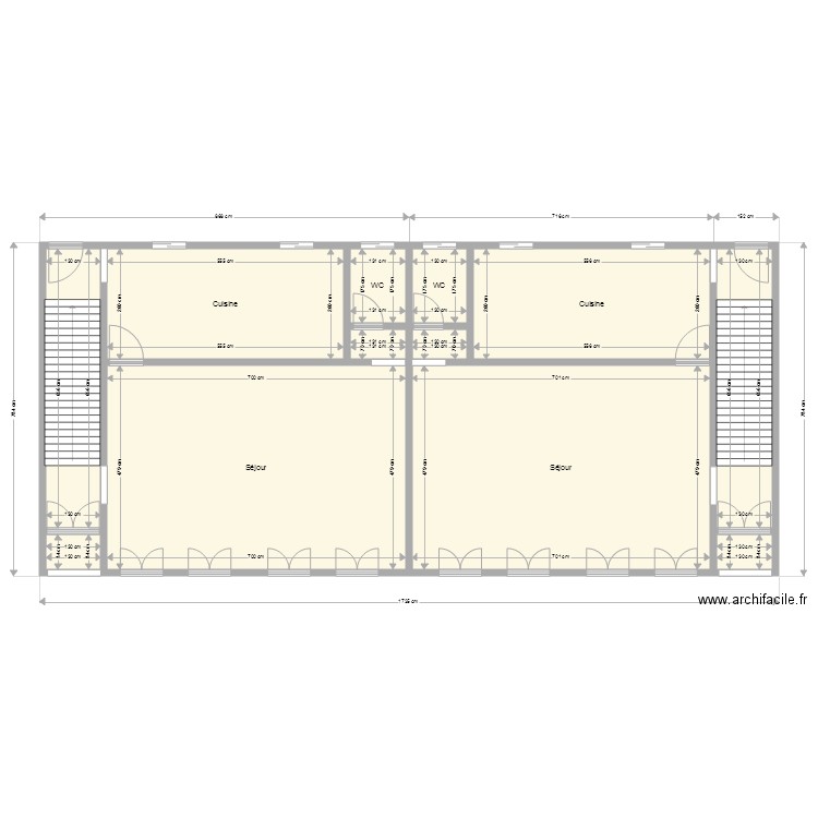 MALIBE 2022 0. Plan de 22 pièces et 242 m2