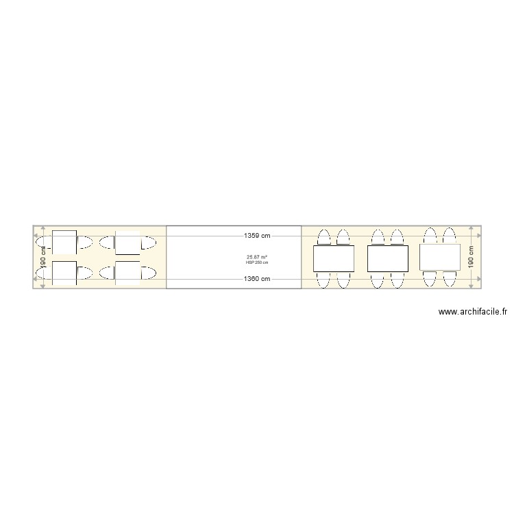 TERRASSE. Plan de 0 pièce et 0 m2