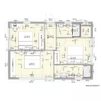 Etage surface 54m2 habitableVariante B