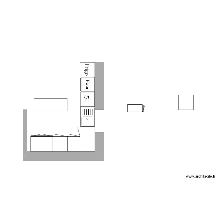 cuisine. Plan de 0 pièce et 0 m2