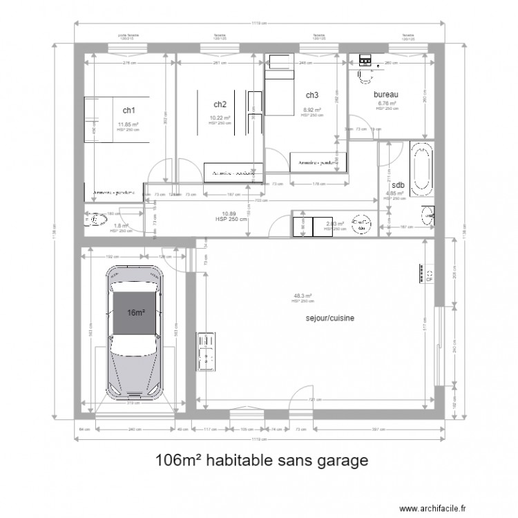 tramontane. Plan de 0 pièce et 0 m2