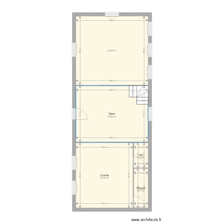 BLANCHARD  JOURNEAU. Plan de 0 pièce et 0 m2