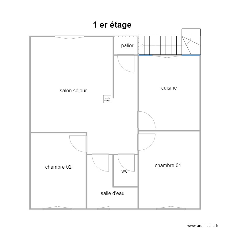 carré am. Plan de 0 pièce et 0 m2