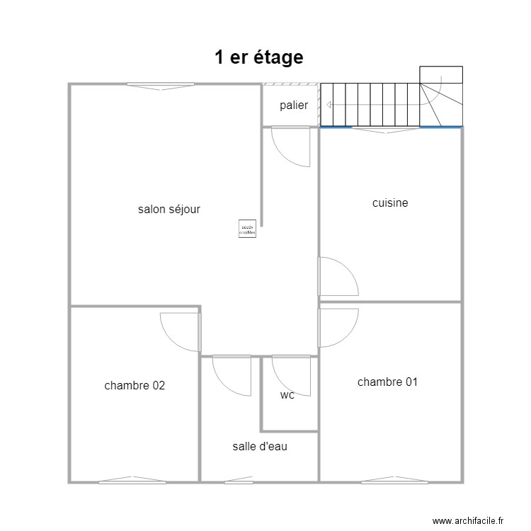 carré am. Plan de 0 pièce et 0 m2