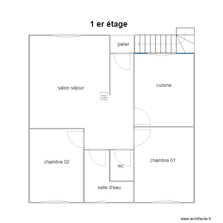 carr&eacute; am. Plan de 