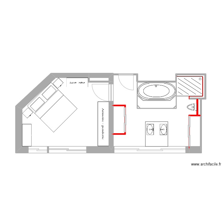 Chagneau 2. Plan de 10 pièces et 20 m2