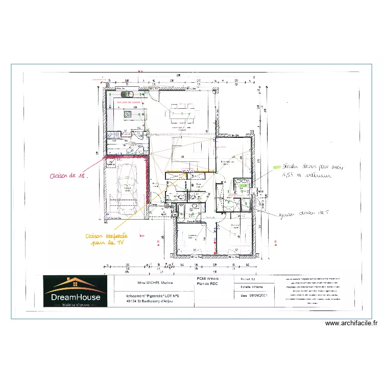 Plan électrique Michel DH 15 07. Plan de Plan électrique Michel DH 15 07. Plan de