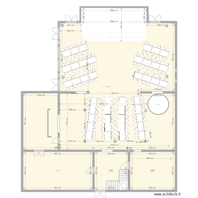 Salle Cote Lere 1. Plan de 4 pièces et 441 m2