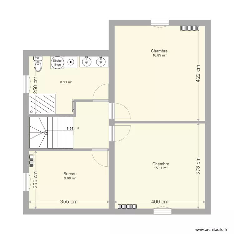 Maison 1er. Plan de Maison 1er. Plan de