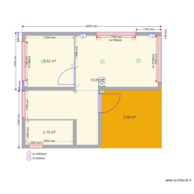 15   1. Plan de 0 pièce et 0 m2