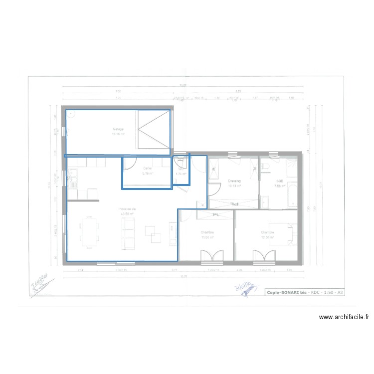 maison tavernes retouches cellier. Plan de 0 pièce et 0 m2