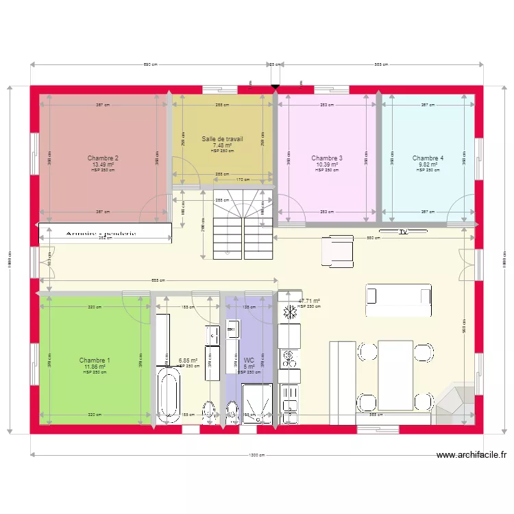 Plan2019Etage1. Plan de 