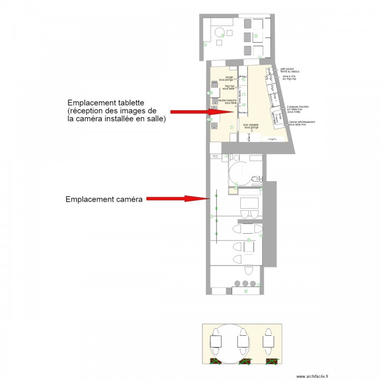 Plan pour vidéoprotection. Plan de 0 pièce et 0 m2