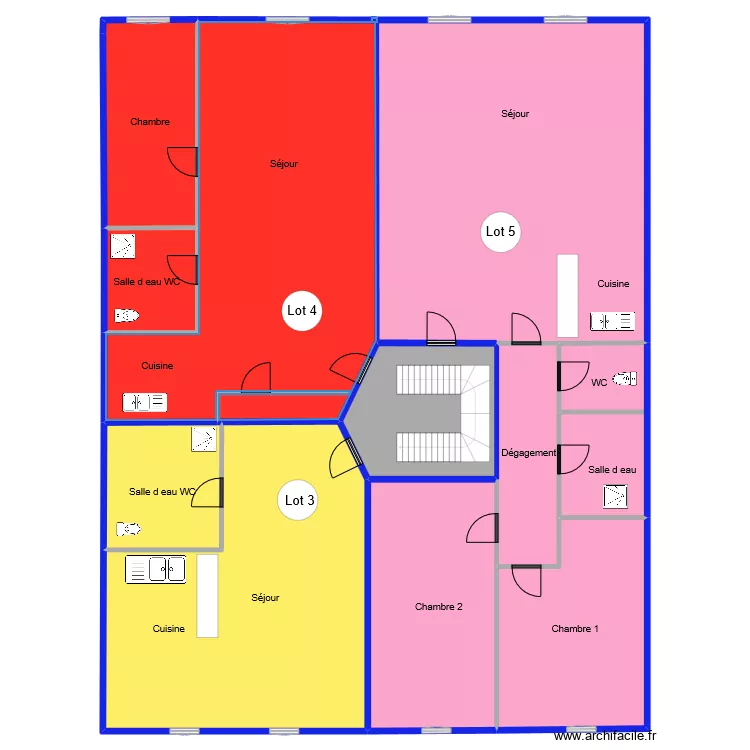 JOFFRE MODELE. Plan de 