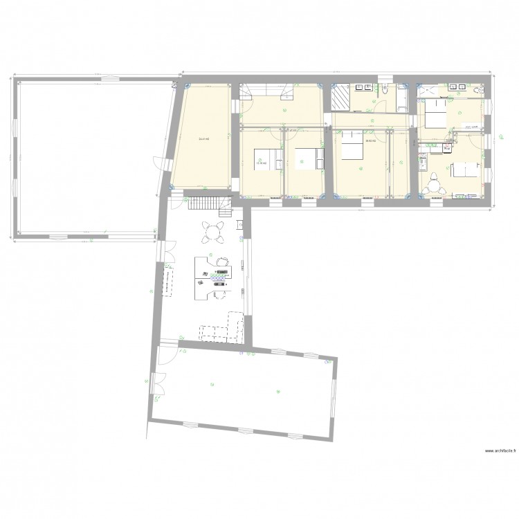 Maisonetage. Plan de 0 pièce et 0 m2