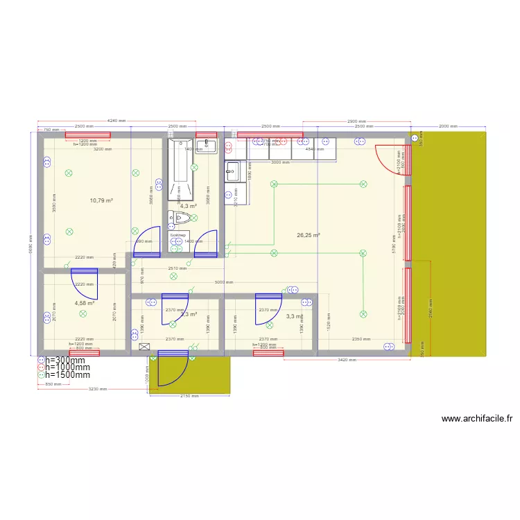 Семенково Электрика. Plan de 