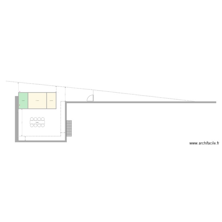 Terrasse. Plan de 0 pièce et 0 m2