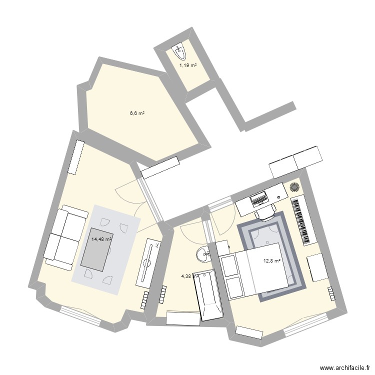 new rafa. Plan de 0 pièce et 0 m2