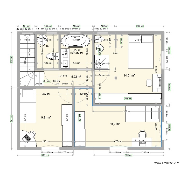 R1 SP. Plan de 0 pièce et 0 m2