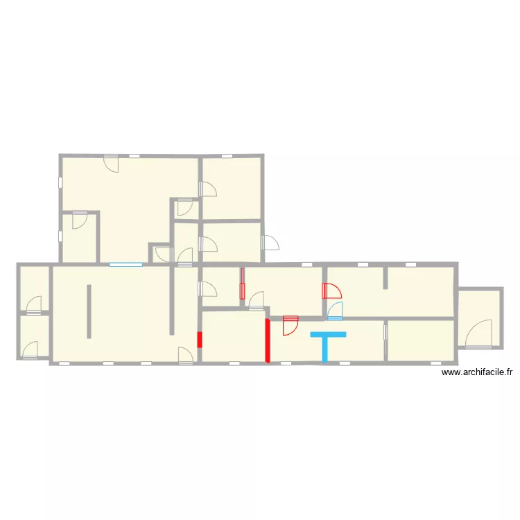 MAISON TRAVAIUX BIS. Plan de 