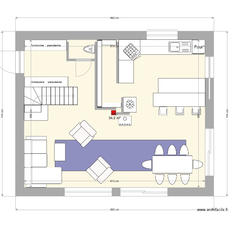 Rez de jardin. Plan de 0 pièce et 0 m2