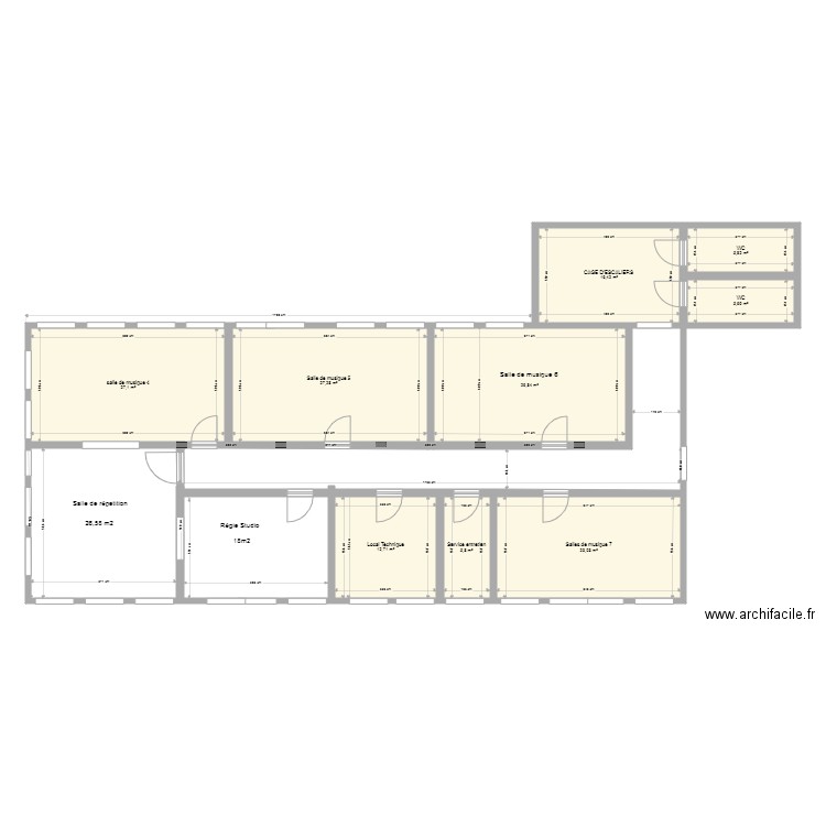 2ème étage V5 JO. Plan de 0 pièce et 0 m2
