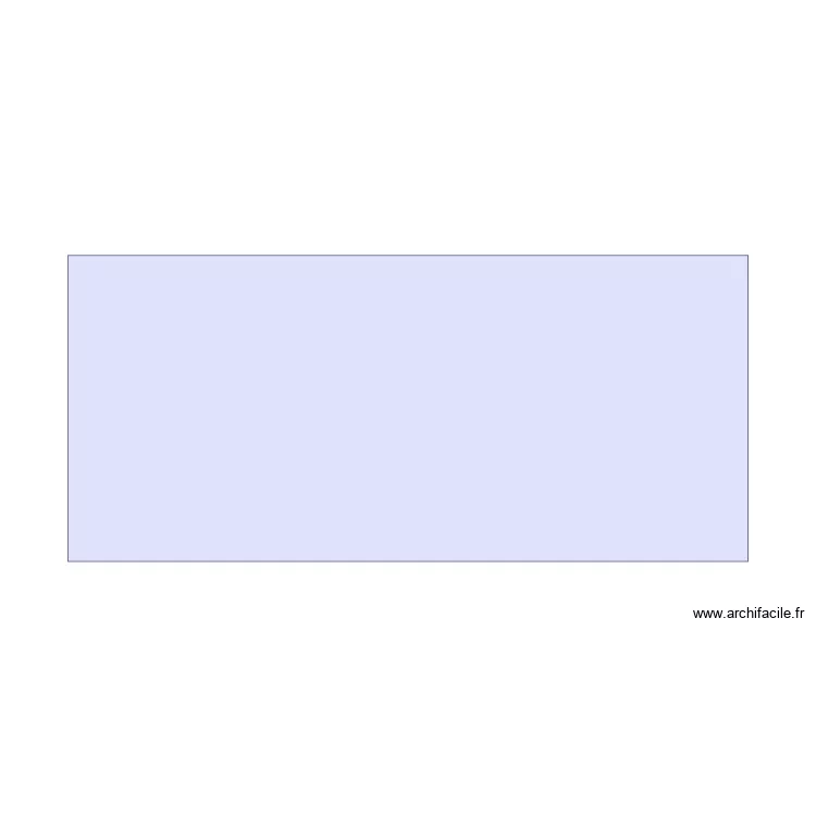 facade sud ouest. Plan de 