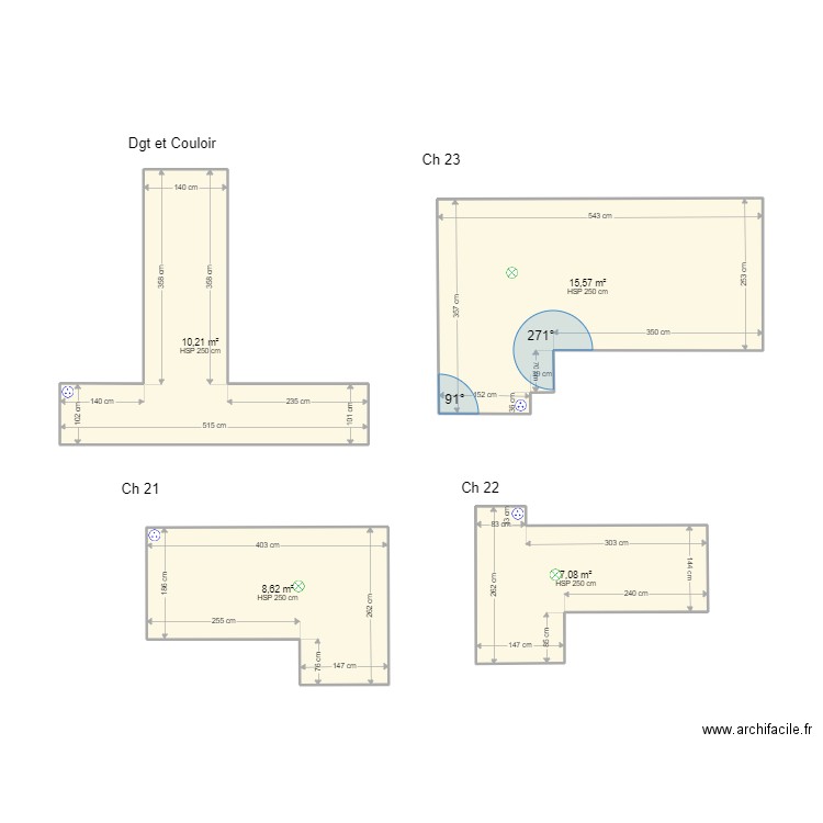 Hôtel Nogent le Rotrou 2eme  Version du 25/09/2022. Plan de 4 pièces et 41 m2