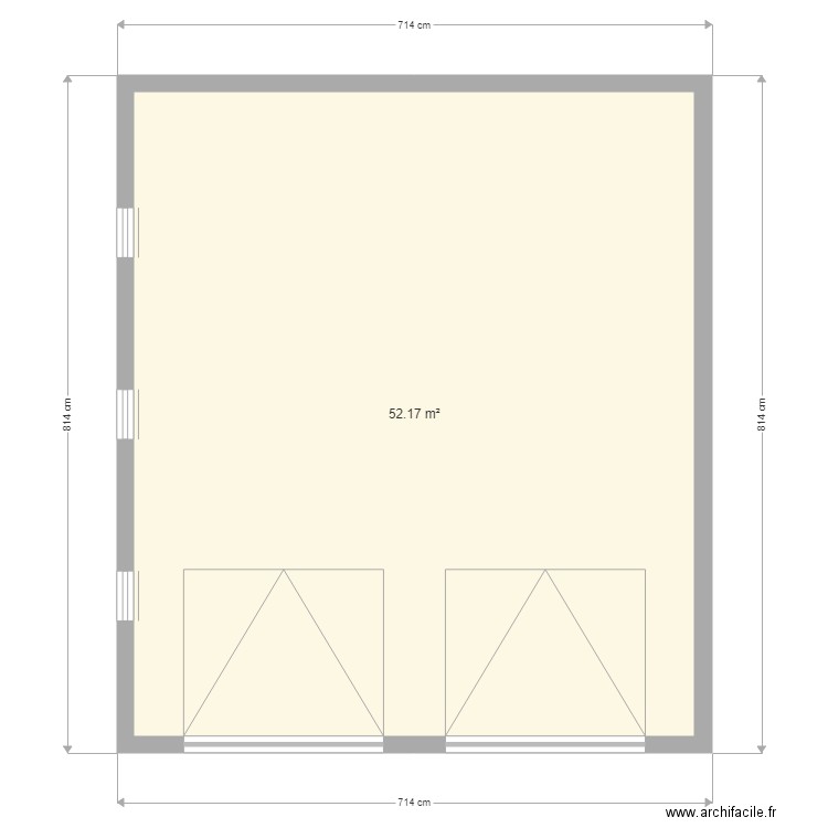 PLAN GARAGE . Plan de 0 pièce et 0 m2