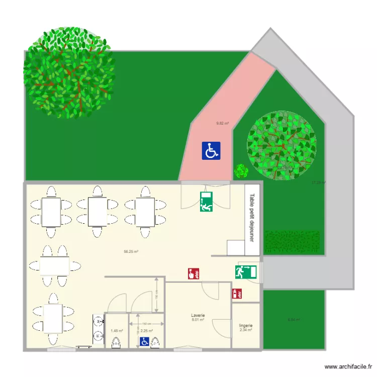 petite maison modif. Plan de 
