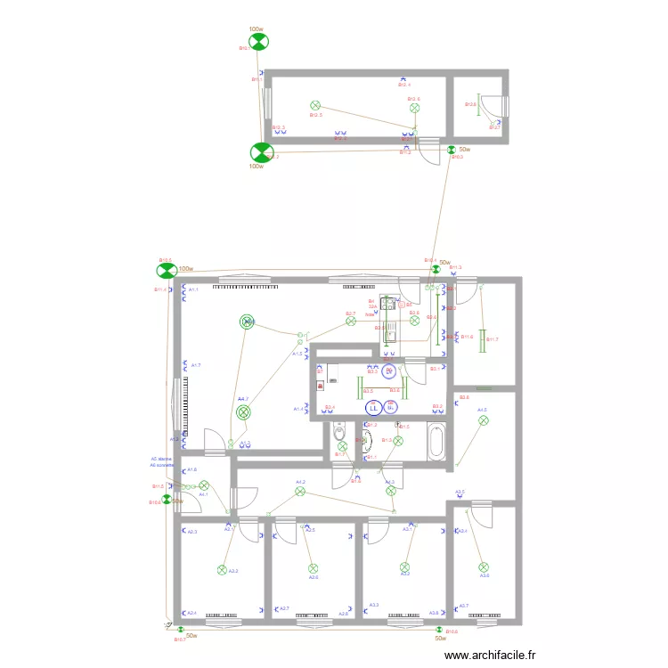 implantation electricte 02 10. Plan de implantation electricte 02 10. Plan de