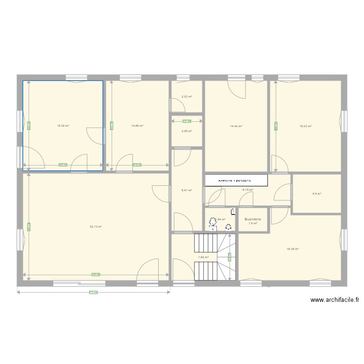 Baerenthal RDC projet 2021 B. Plan de 0 pièce et 0 m2