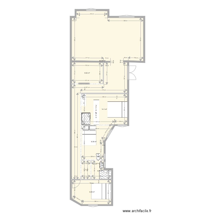 366 Vaugirard Fan V2. Plan de 0 pièce et 0 m2