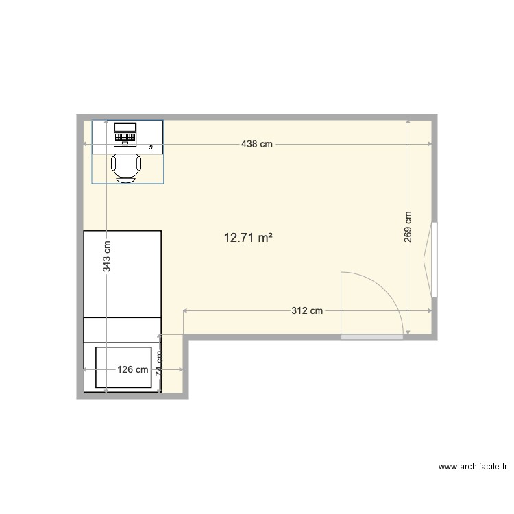 ch Tom. Plan de 0 pièce et 0 m2