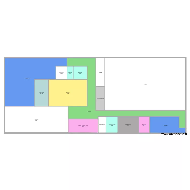 valo etage. Plan de 