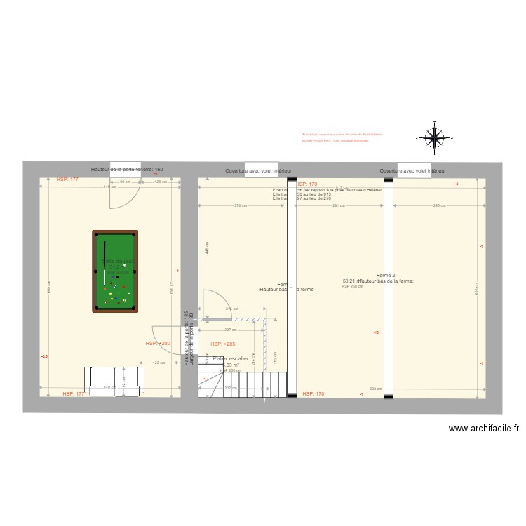 20201119 MAISON DE FERME ETG Cible. Plan de 0 pièce et 0 m2