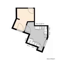AMSELLEM  GAELLE / PLAN meubles hauts CUISINE