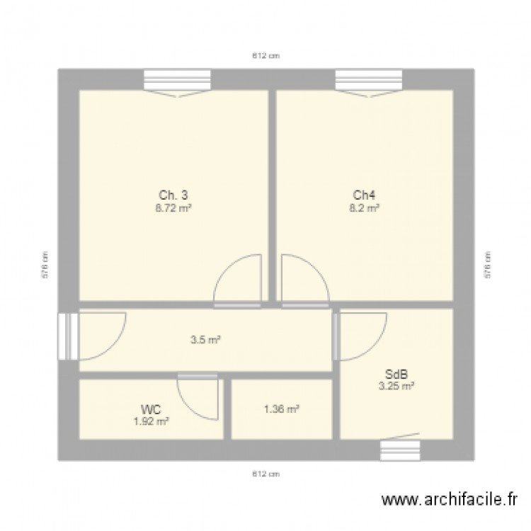 la motte4. Plan de 0 pièce et 0 m2