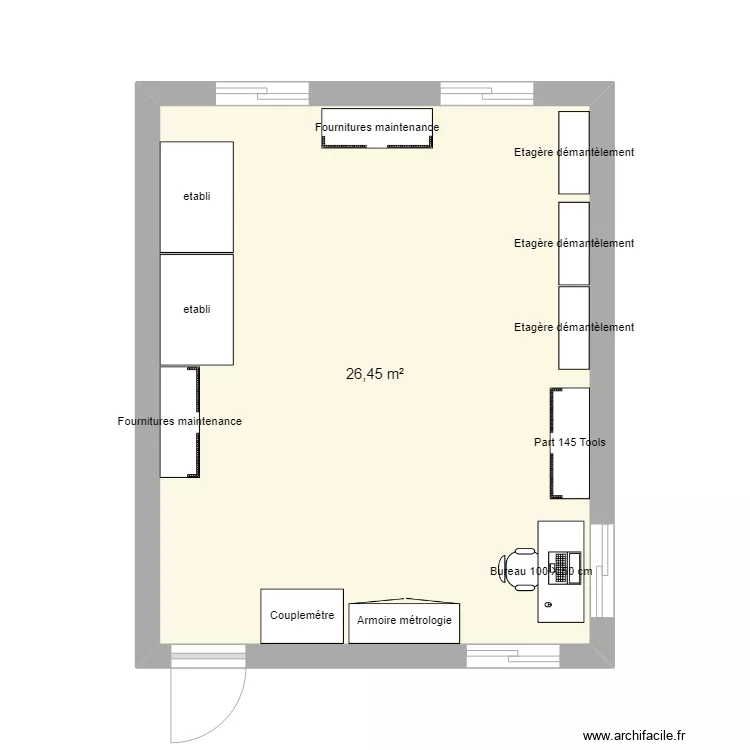 Bungalow etage 12 JBP. Plan de Bungalow etage 12 JBP. Plan de