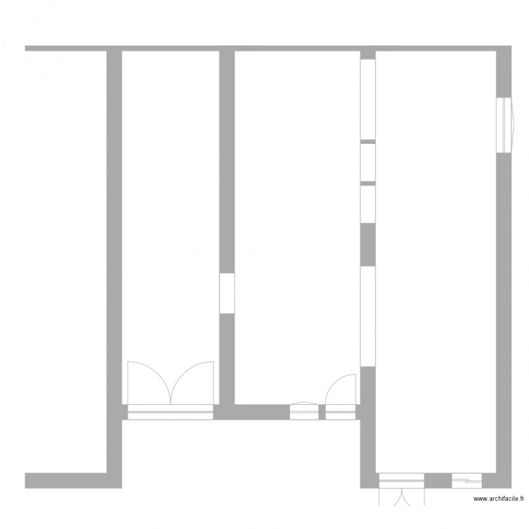 habitation existant. Plan de 0 pièce et 0 m2