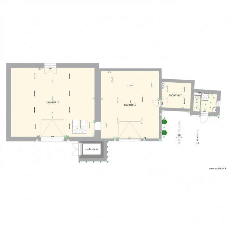 plan RDC MOREY Thomas. Plan de 0 pièce et 0 m2