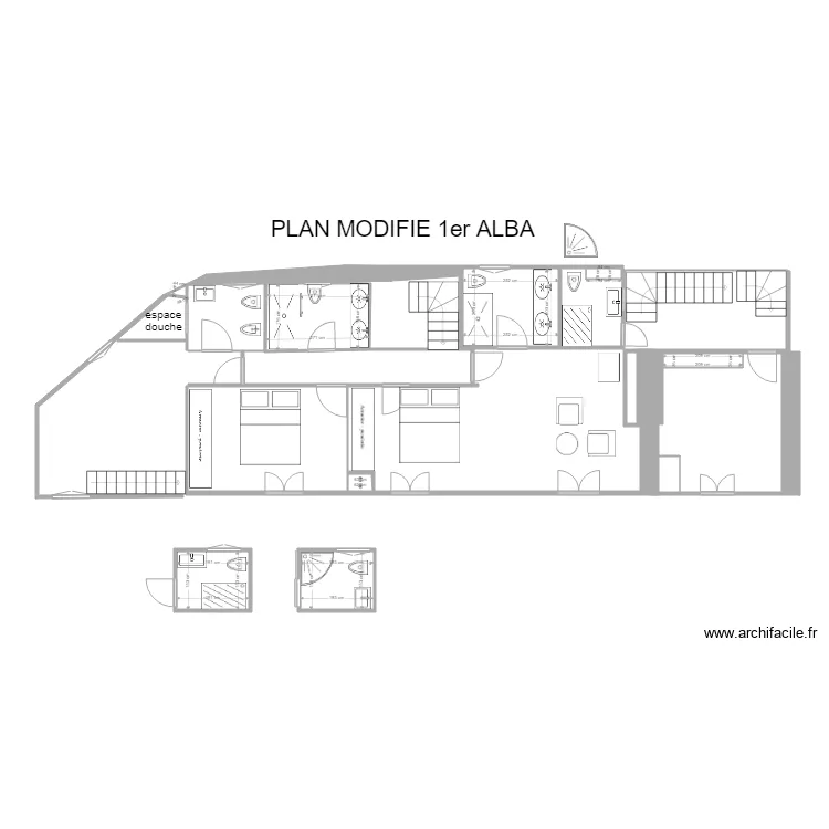 PLAN MODIFIE 1er ALBA. Plan de 
