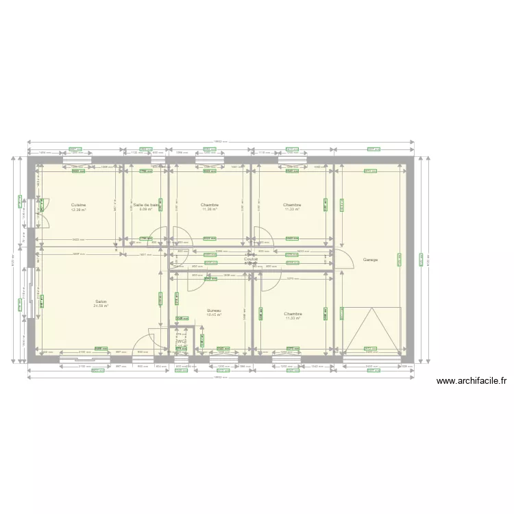 PLAN MELAY VIERGE . Plan de 