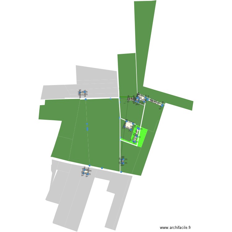 cadastre plan de masse. Plan de 0 pièce et 0 m2