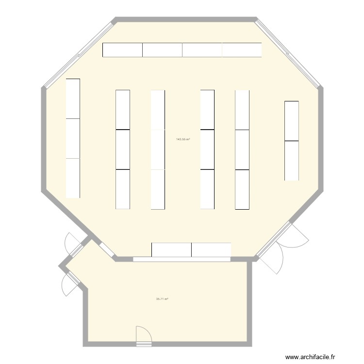 PLAN SALLE DES FÊTES TABLES - Plan dessiné par JPG82