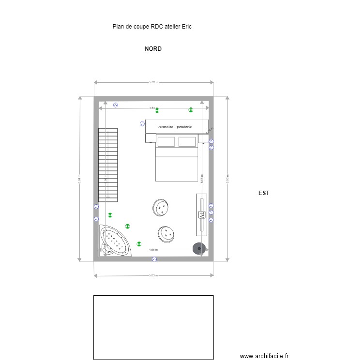 Plan de coupe 1er Marie jm. Plan de 0 pièce et 0 m2