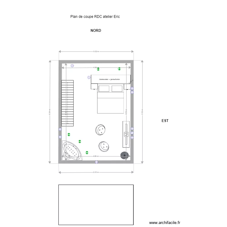 Plan de coupe 1er Marie jm. Plan de 