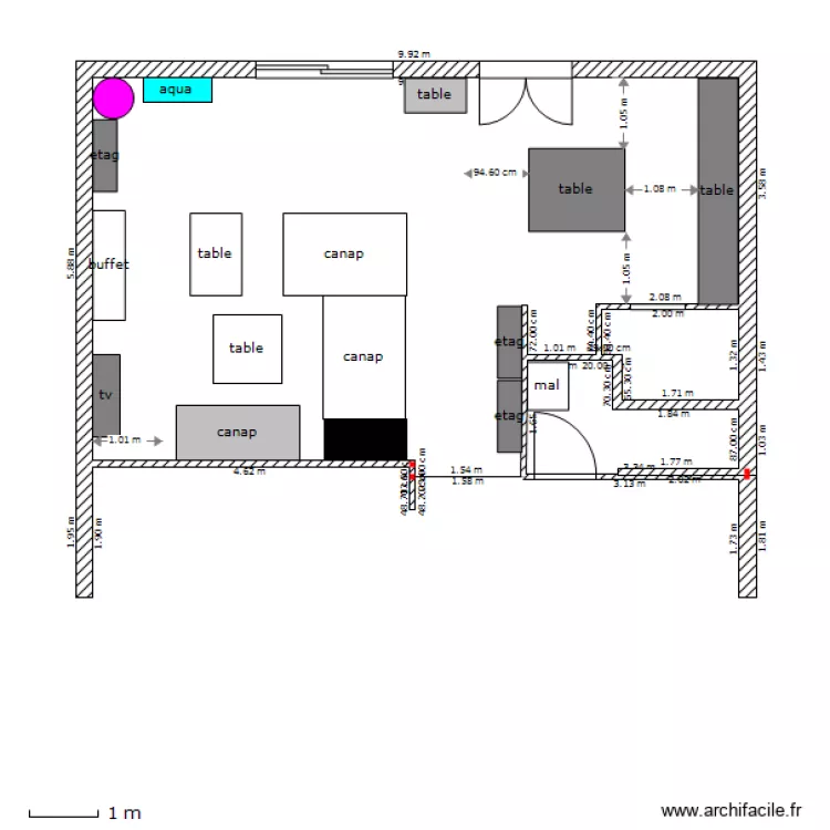 maison. Plan de maison. Plan de