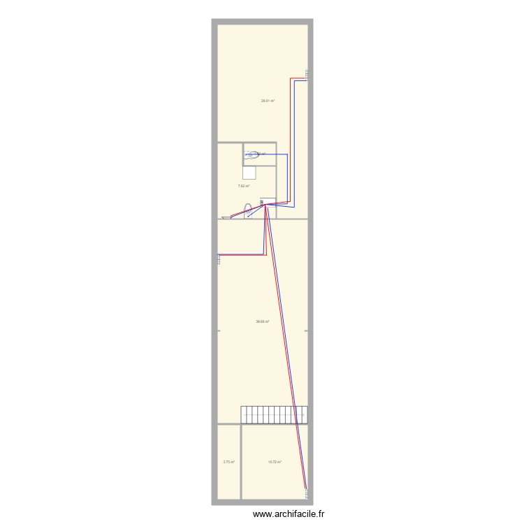 tata. Plan de 0 pièce et 0 m2