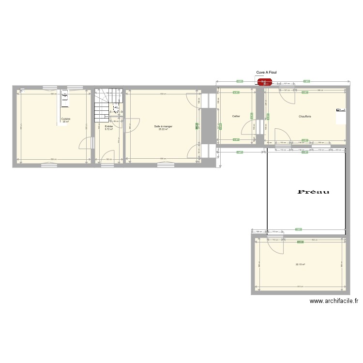 RdC V3. Plan de 0 pièce et 0 m2